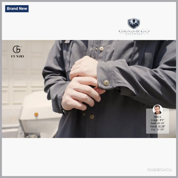 Men's Flannel Lined Shirt Jacket Snap Button Western Rugged Outdoor - Picture 7 of 7